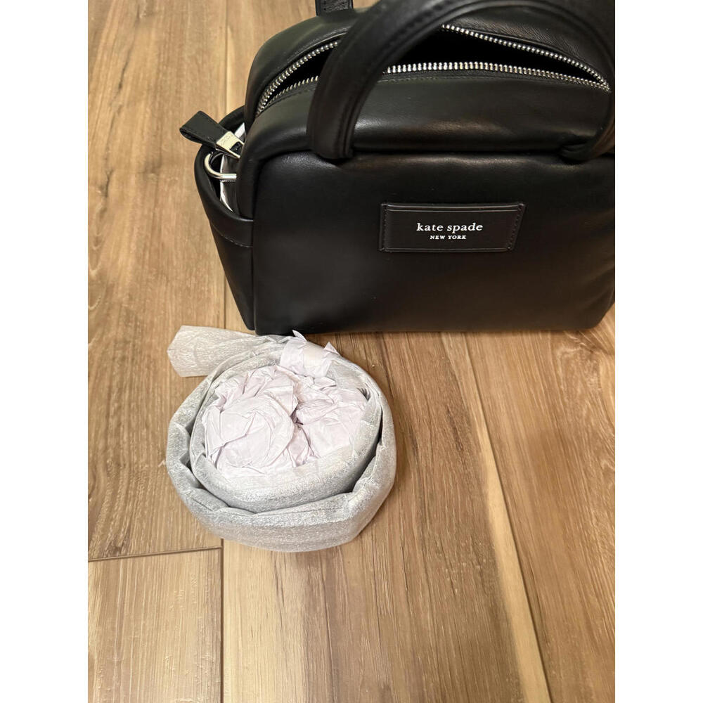 NWT! Kate Spade New York Puffed Leather Satchel Bag - Picture 7 of 8